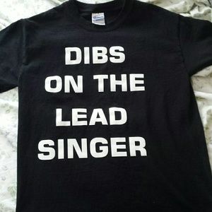 Dips on the lead singer t-shirt
